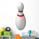 Single Bowling Pin Wall Decal