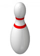 single bowling pin Wall Decal