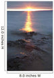 Rocky Shoreline Of Lake Superior At Sunset Wall Mural