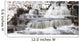 Waterfalls With Fresh Snow Wall Mural