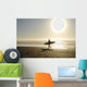 Surfers Sunset Wall Mural