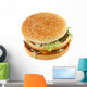 Appetizing Hamburger on White Wall Decal