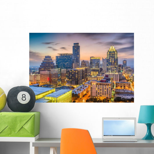 Austin Texas USA Wall Decal