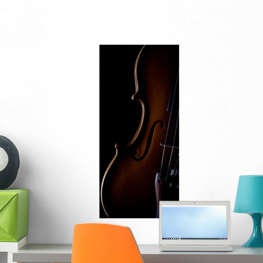 Vintage Violin over Dark