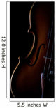 Vintage Violin over Dark