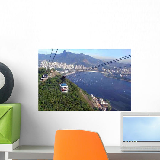 Sugar Leaf Cable Car Wall Decal