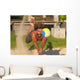 A Man Diving For A Beach Ball Wall Mural
