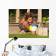 A Man Diving For A Beach Ball Wall Mural