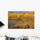 Autumn Foliage Surrounds A Pool In The Snake River Wall Mural