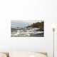 Crashing Waves On The Rocky Shoreline Of Lake Superior Near Wawa Wall Mural