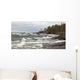 Crashing Waves On The Rocky Shoreline Of Lake Superior Near Wawa Wall Mural