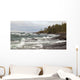 Crashing Waves On The Rocky Shoreline Of Lake Superior Near Wawa Wall Mural