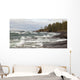 Crashing Waves On The Rocky Shoreline Of Lake Superior Near Wawa Wall Mural