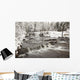 Waterfall With Fresh Snow Wall Mural