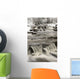 Waterfalls With Fresh Snow Wall Mural
