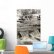 Waterfalls With Fresh Snow Wall Mural