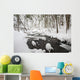 Winter Snow Along Still Creek In Mt Hood National Forest Wall Mural