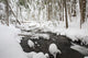 Winter Snow Along Still Creek In Mt Hood National Forest Wall Mural