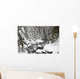 Winter Snow Along Still Creek In Mt Hood National Forest Wall Mural