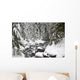 Winter Snow Along Still Creek In Mt Hood National Forest Wall Mural