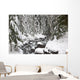 Winter Snow Along Still Creek In Mt Hood National Forest Wall Mural