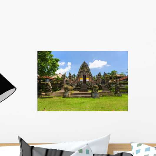Indu temple in Ubud, Bali, Indonesia. Wall Mural
