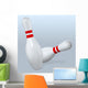 Bowling Pins Fall Wall Decal