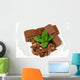Chocolate With Mint Wall Decal
