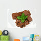 Chocolate With Mint Wall Decal