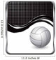 Volleyball Black Checkered Wave