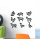 Butcher Shop Animal Labels Wall Decal Sticker Set