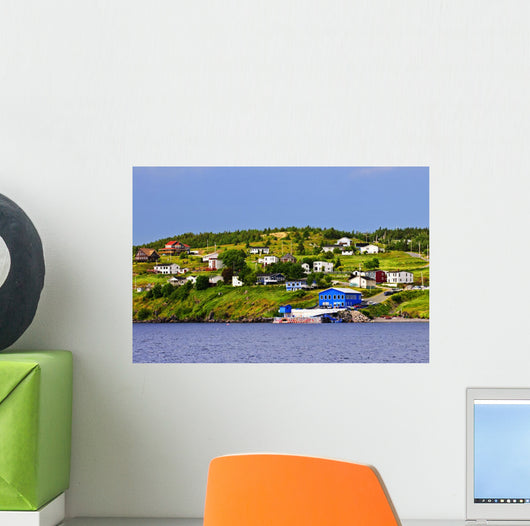Fishing village in Newfoundland Wall Mural