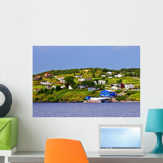 Fishing village in Newfoundland Wall Mural