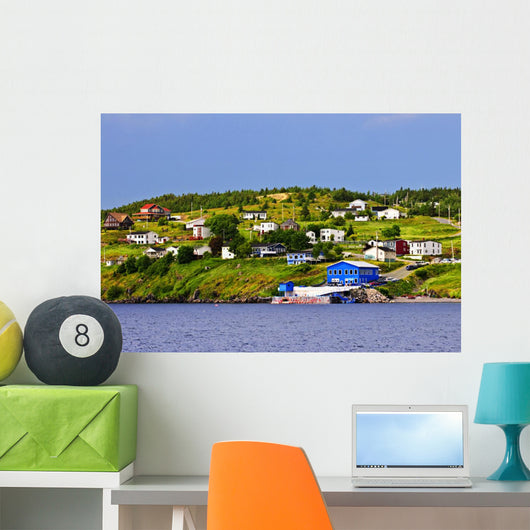 Fishing village in Newfoundland Wall Mural