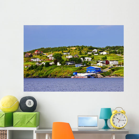 Fishing village in Newfoundland Wall Mural