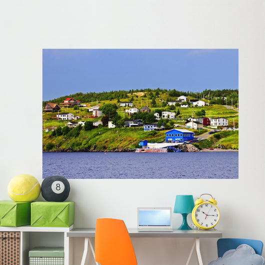 Fishing village in Newfoundland Wall Mural