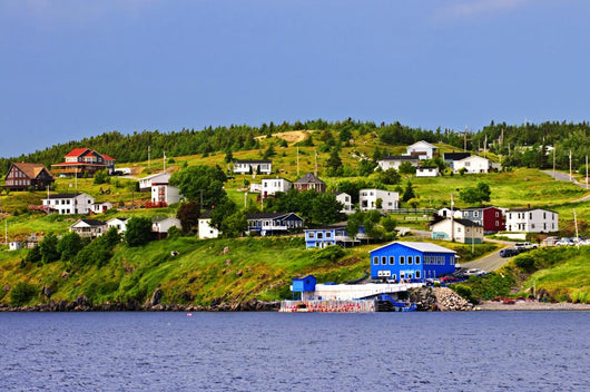 Fishing village in Newfoundland Wall Mural