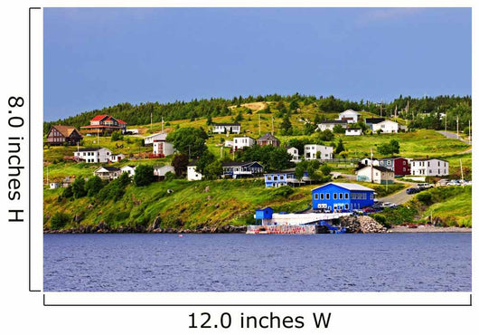 Fishing village in Newfoundland Wall Mural