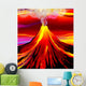 Lava Flow Volcano Wall Mural