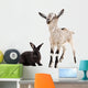 Little Goat and Rabbit Wall Decal Sticker Set