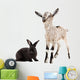 Little Goat and Rabbit Wall Decal Sticker Set