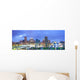 Downtown City Skyline Wall Decal