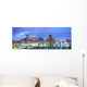 Downtown City Skyline Wall Decal