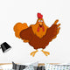 Pointing Rooster Wall Decal