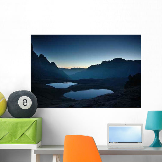 Mountain Lakes Wall Decal