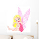 Cute and young fairy sitting Wall Decal