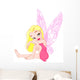 Cute and young fairy sitting Wall Decal