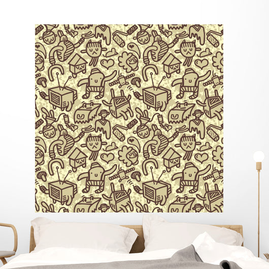 Seamless Doodle Pattern