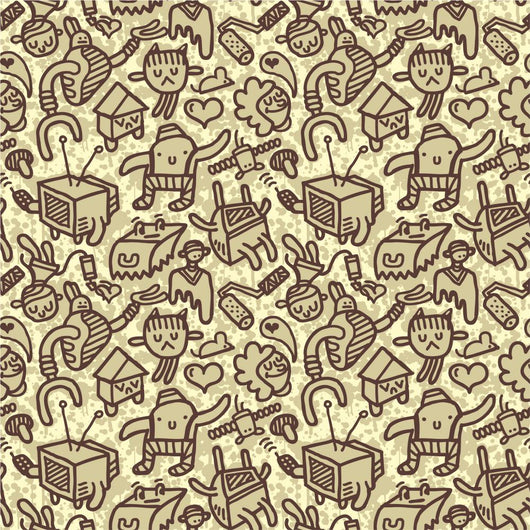Seamless Doodle Pattern