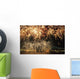 Fireworks Over Harbour Wall Mural